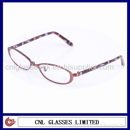 Fashion Oval Metal Optical Frame For Unisex